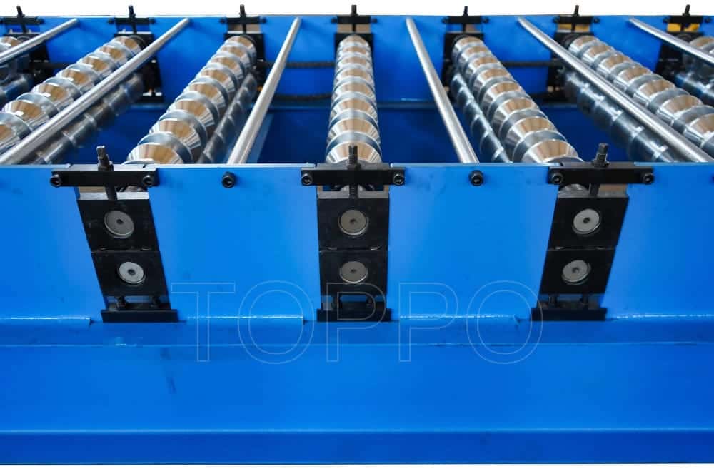 Fully-Automatic Trapezoidal Roof Roll Forming Machine with Integrated Hydraulic Station