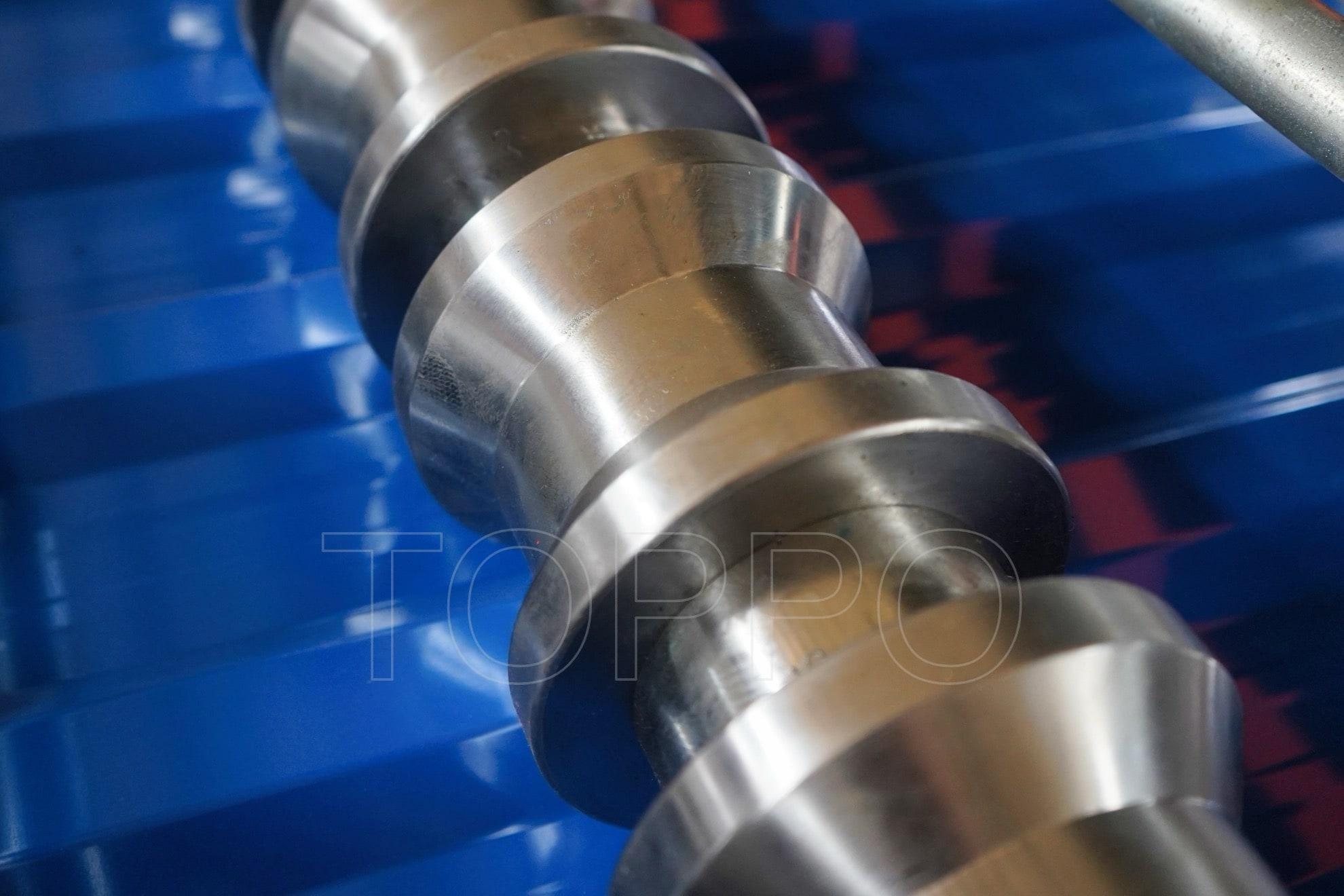 Trapezoidal Roof Roll Forming Machine for Steel Roofing Sheets