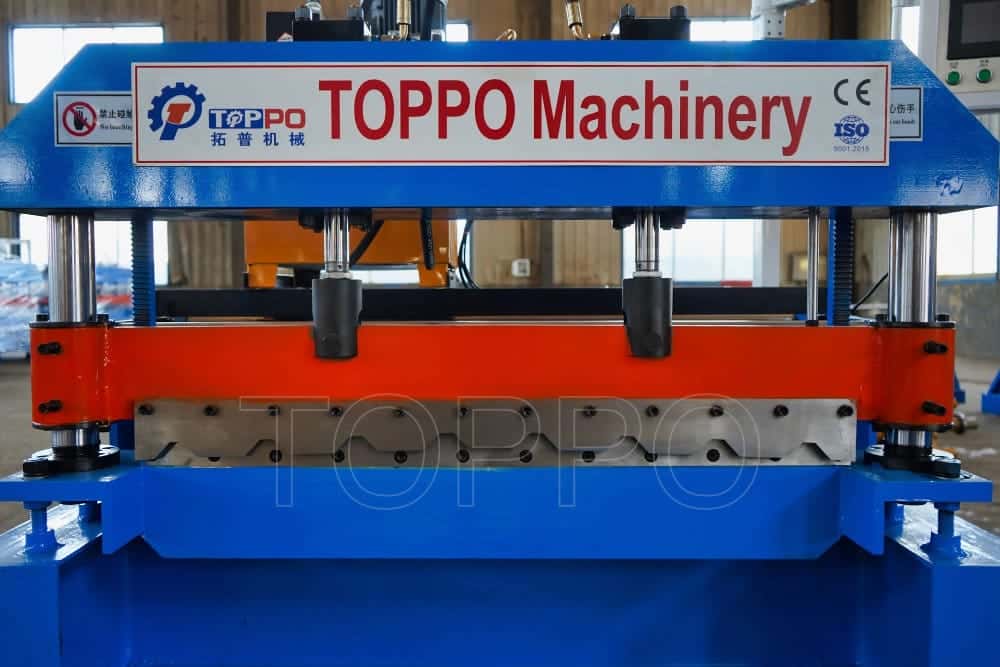 Fully-Automatic Trapezoidal Roof Roll Forming Machine with Integrated Hydraulic Station