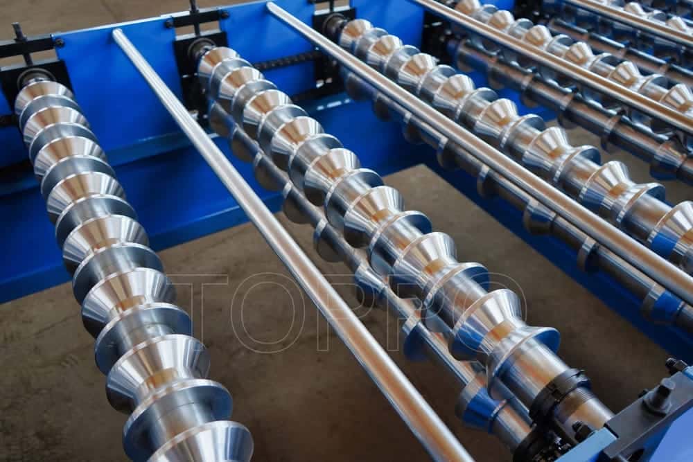 Fully-Automatic Trapezoidal Roof Roll Forming Machine with Integrated Hydraulic Station