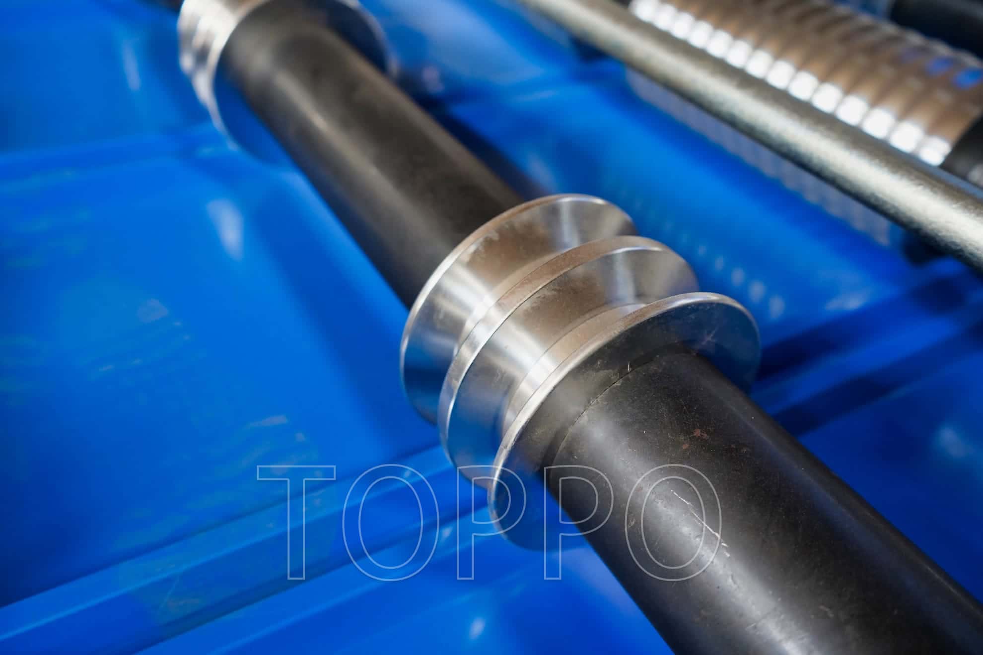 Automated Trapezoidal Roll Forming Machine with Integrated Hydraulic Unit