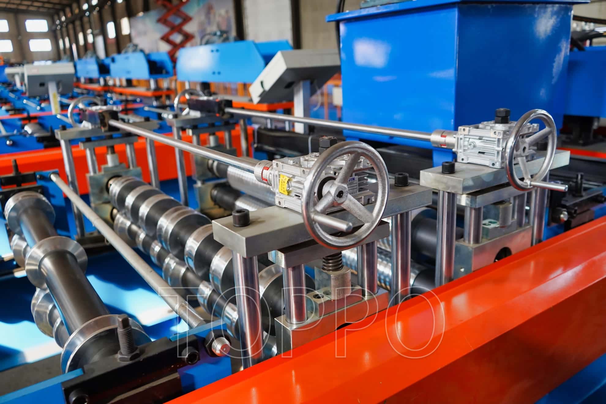 Automated Trapezoidal Roll Forming Machine with Integrated Hydraulic Unit