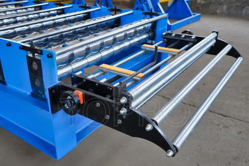 Fully-Automatic Trapezoidal Roof Roll Forming Machine with Integrated Hydraulic Station