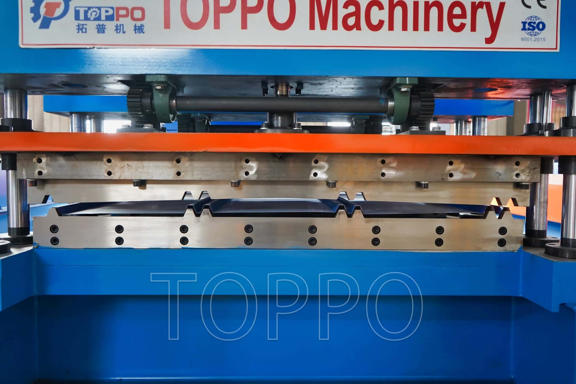 Automated Trapezoidal Roll Forming Machine with Integrated Hydraulic Unit