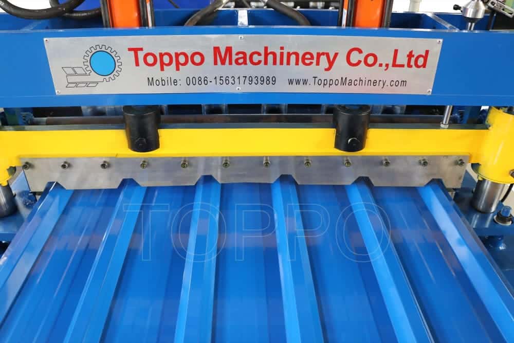 Automatic Trapezoidal Roll Forming Machine for Roofing Sheets