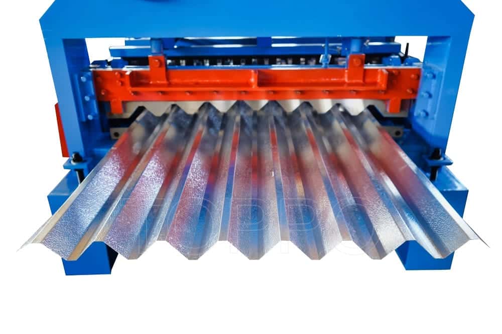 High Precision Trapezoidal Roof Panel Roll Forming Machine for Steel Sheet Production