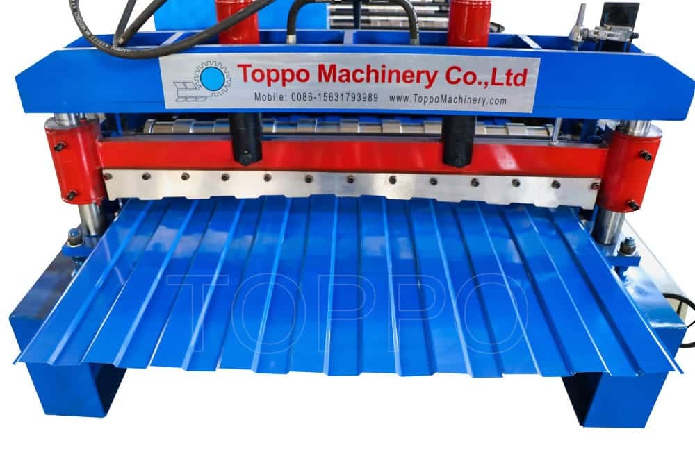 Industrial Trapezoidal Roof Panel Roll Forming Machine with Touch Screen Control