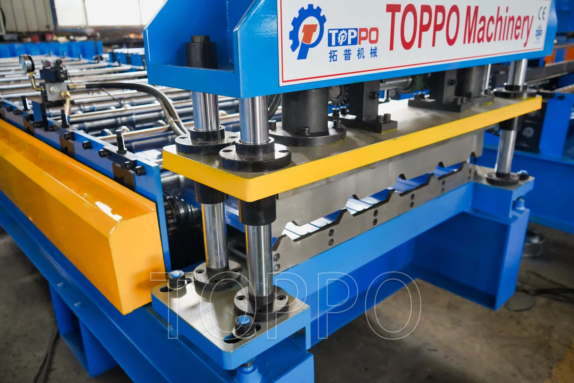 Heavy Duty Trapezoidal Roll Forming Machine with Industrial Grade Controller