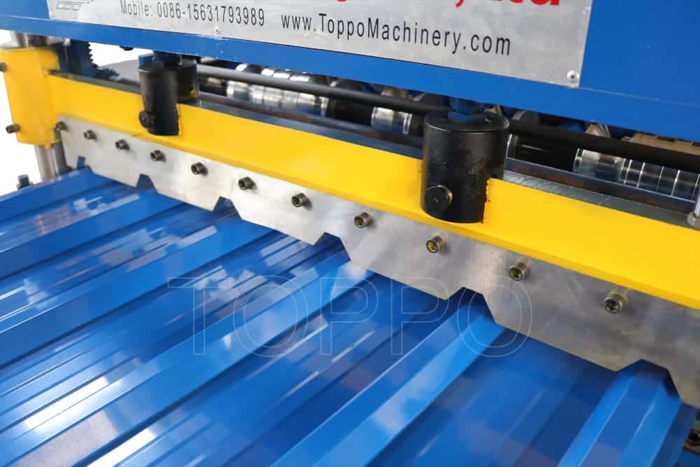 Automatic Trapezoidal Roll Forming Machine for Roofing Sheets