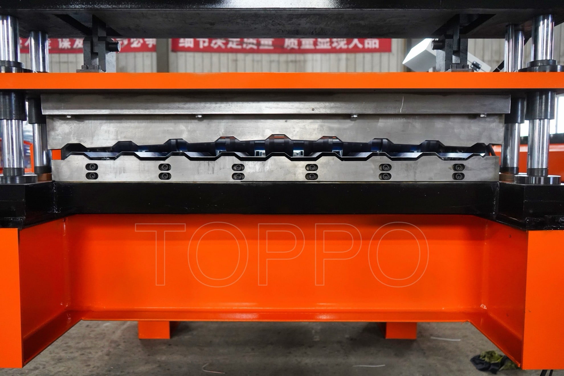 Trapezoidal Roof Roll Forming Machine for Steel Roofing Sheets