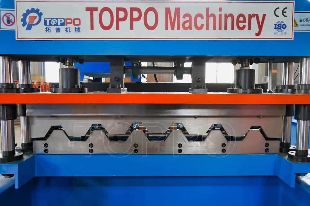 High‑Precision Trapezoidal Roof Roll Forming Machine / Metal Roofing Sheet Former