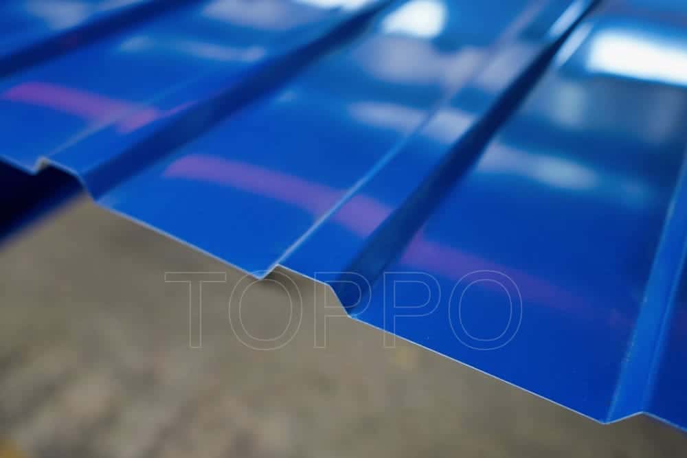 High-Speed Trapezoidal Roof Panel Roll Forming Machine with Hydraulic Cutter