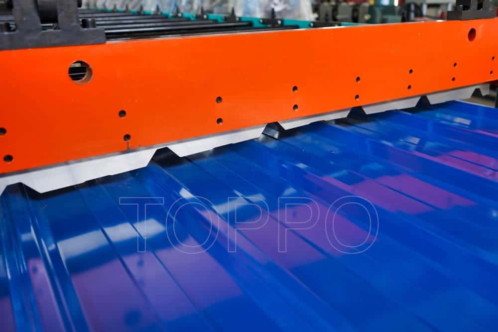 Compact Trapezoidal Roofing Roll Forming Machine with Touch Screen