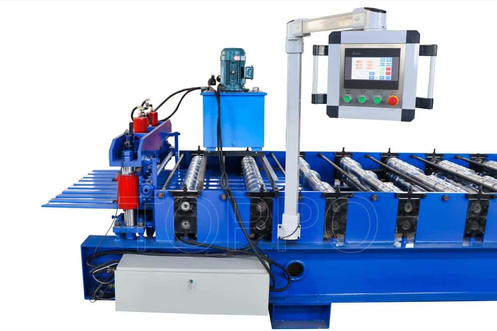 Industrial Trapezoidal Roof Panel Roll Forming Machine with Touch Screen Control