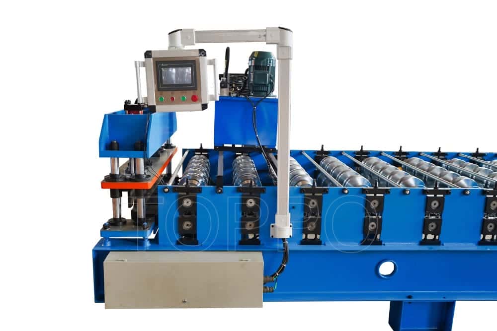 High‑Precision Trapezoidal Roof Roll Forming Machine / Metal Roofing Sheet Former