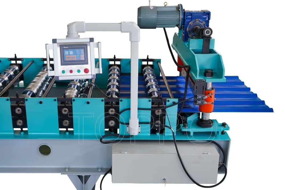 Hydraulic Trapezoidal Roll Forming Machine with Integrated Cooling Fan