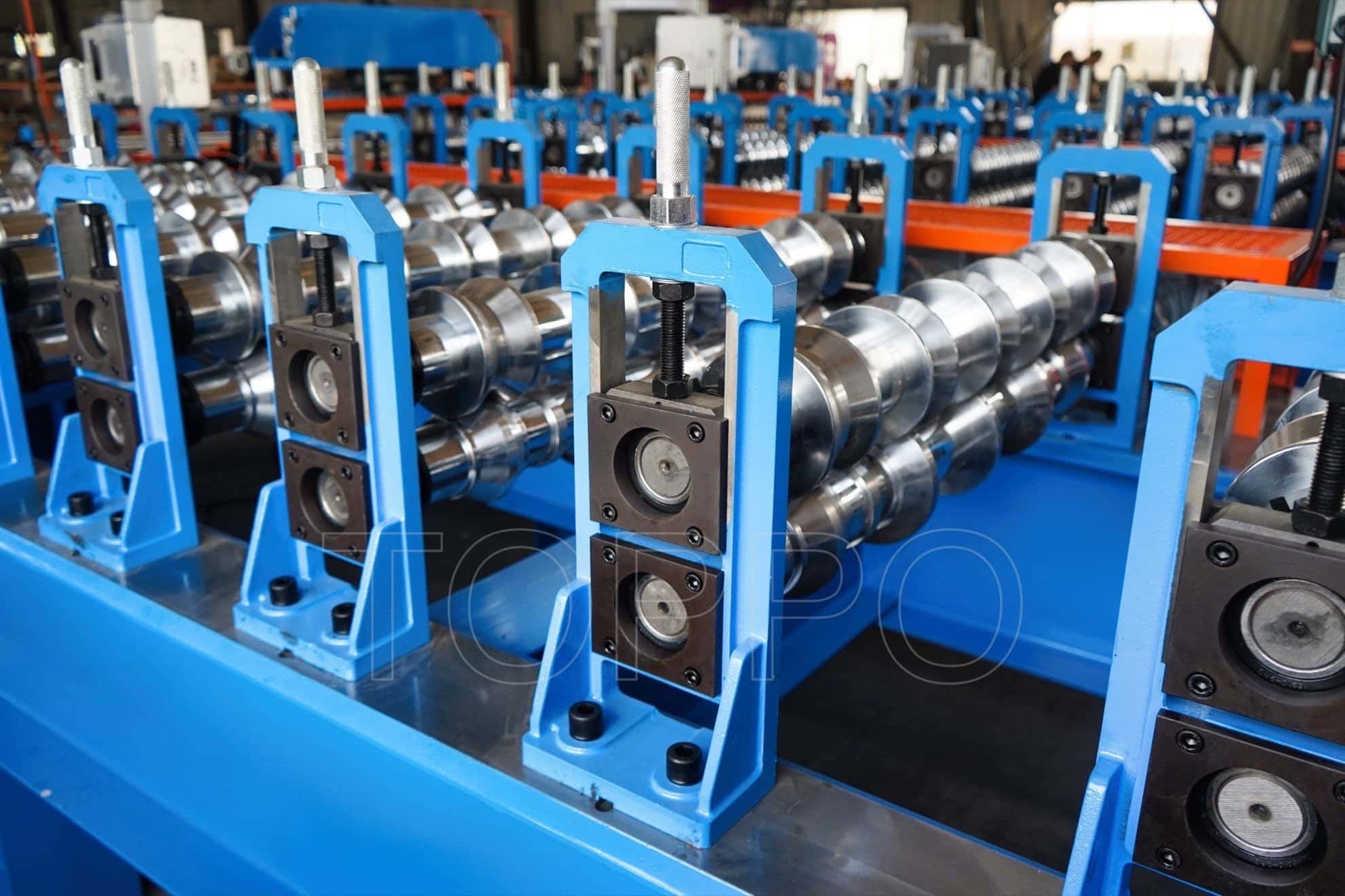 TR4 Color Steel Trapezoidal Roll Forming Machine with Safety Guard