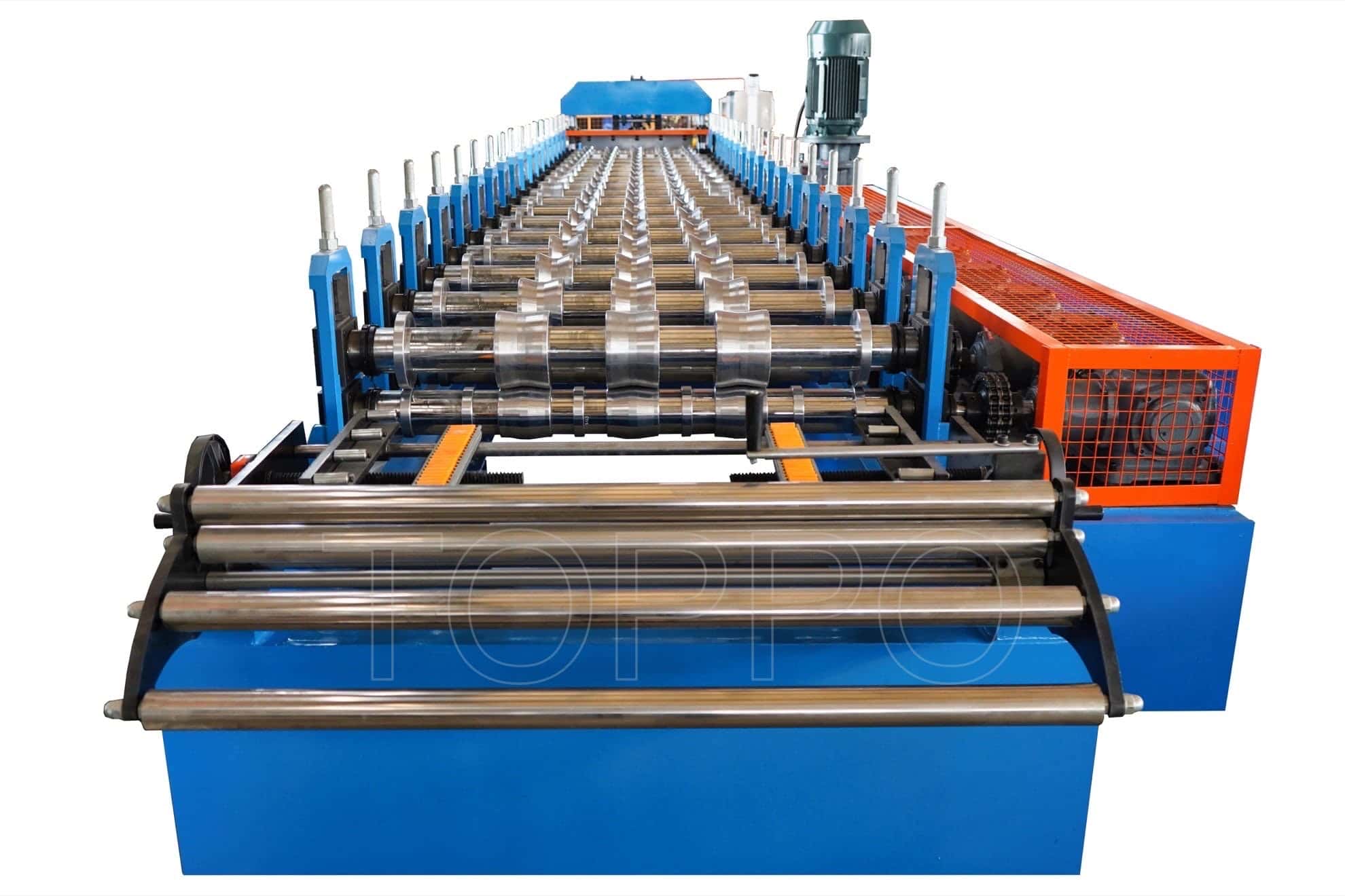 High-Capacity Trapezoidal Sheet Roll Forming Machine for Industrial Use