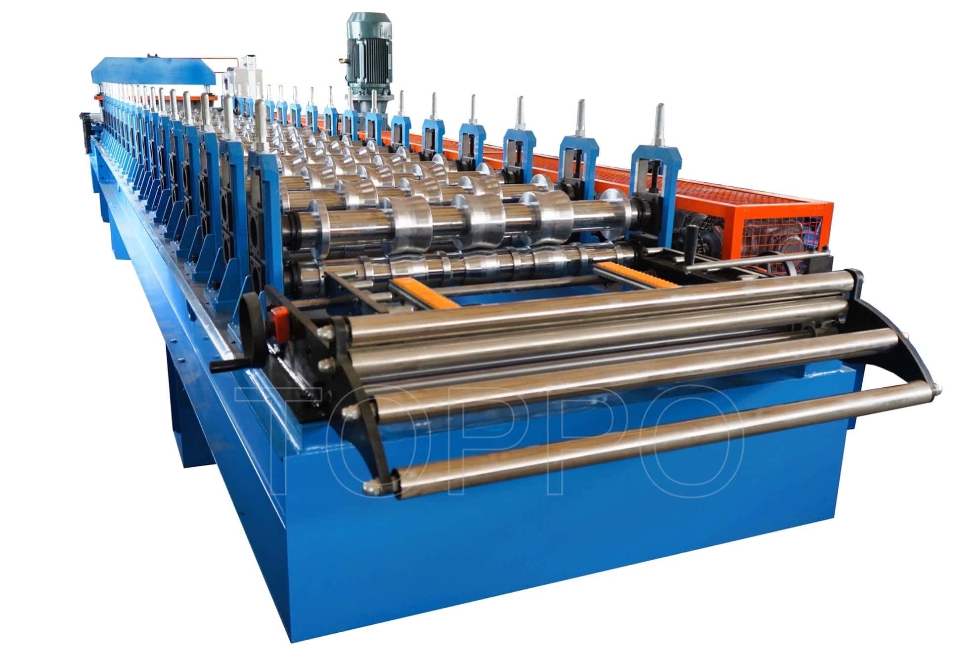 High-Capacity Trapezoidal Sheet Roll Forming Machine for Industrial Use