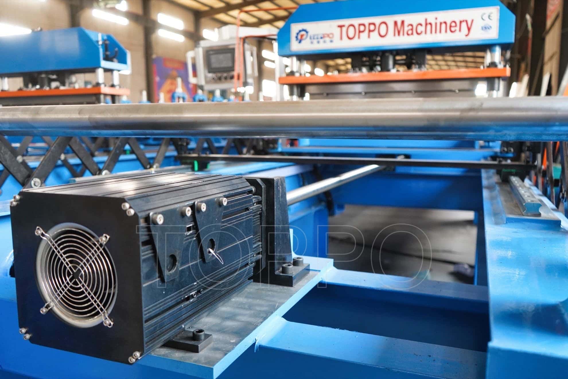 High-Capacity Trapezoidal Sheet Roll Forming Machine for Industrial Use