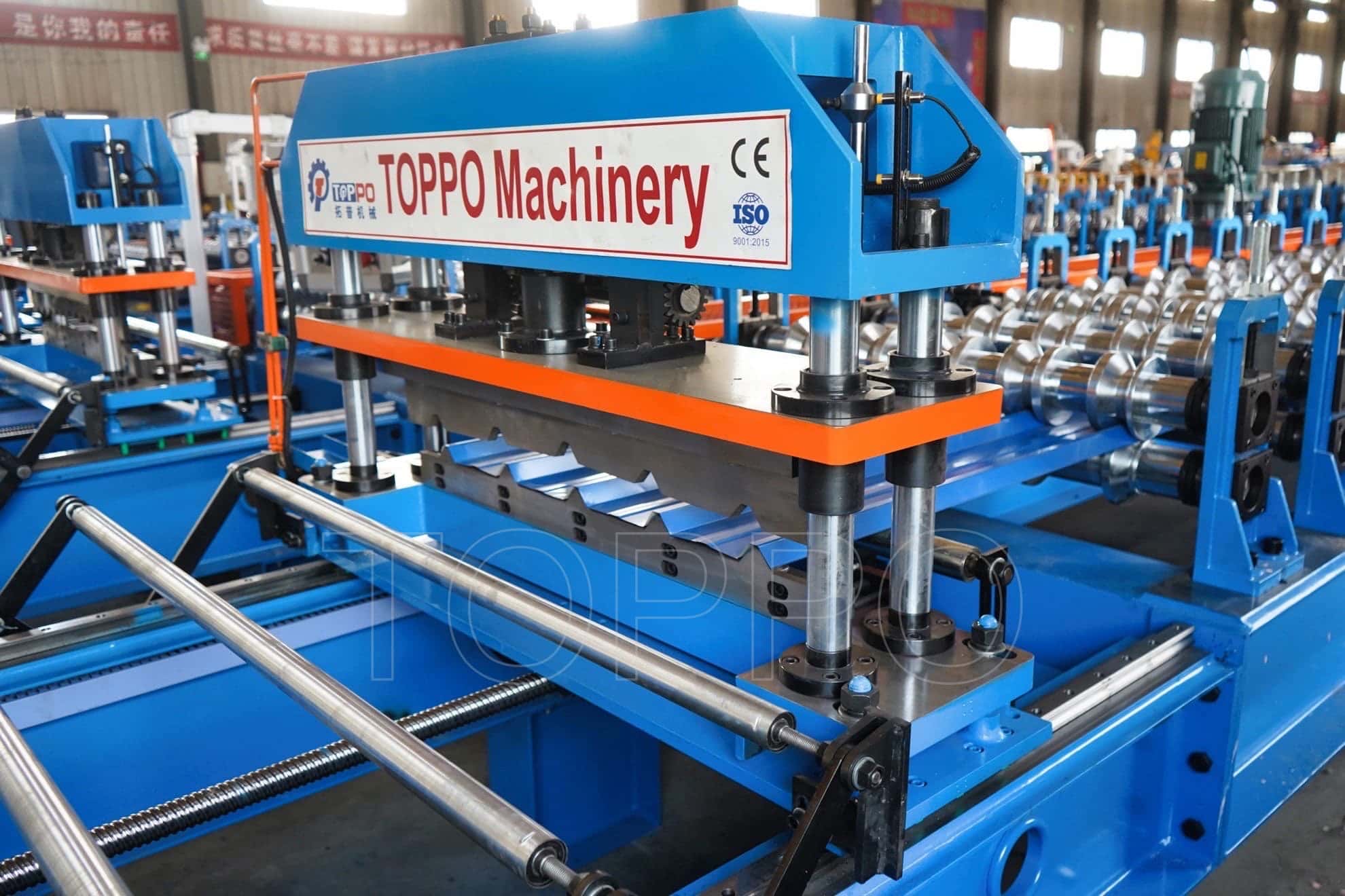 Full-Automatic Trapezoidal Roll Forming Machine with Touchscreen Control
