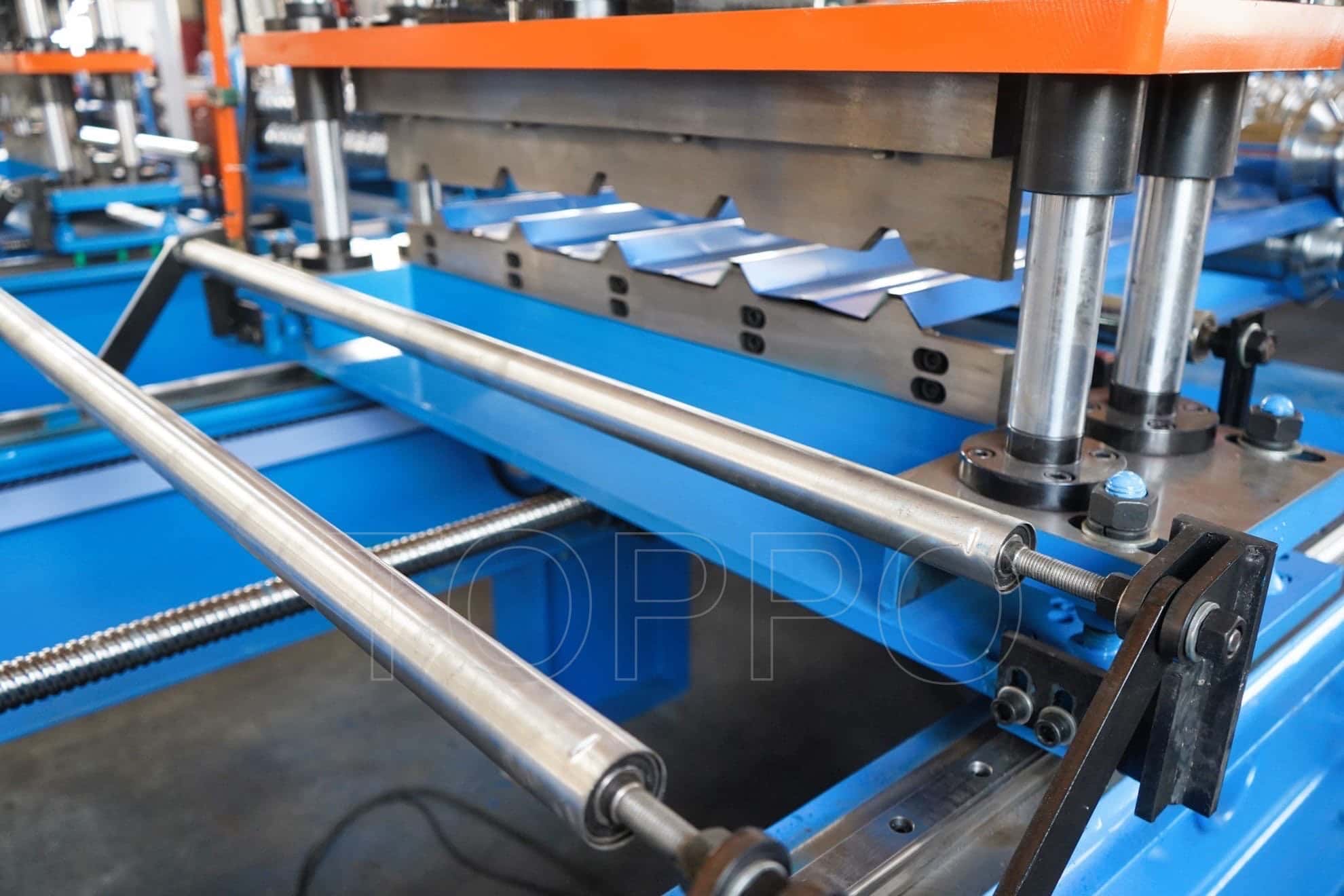 Full-Automatic Trapezoidal Roll Forming Machine with Touchscreen Control