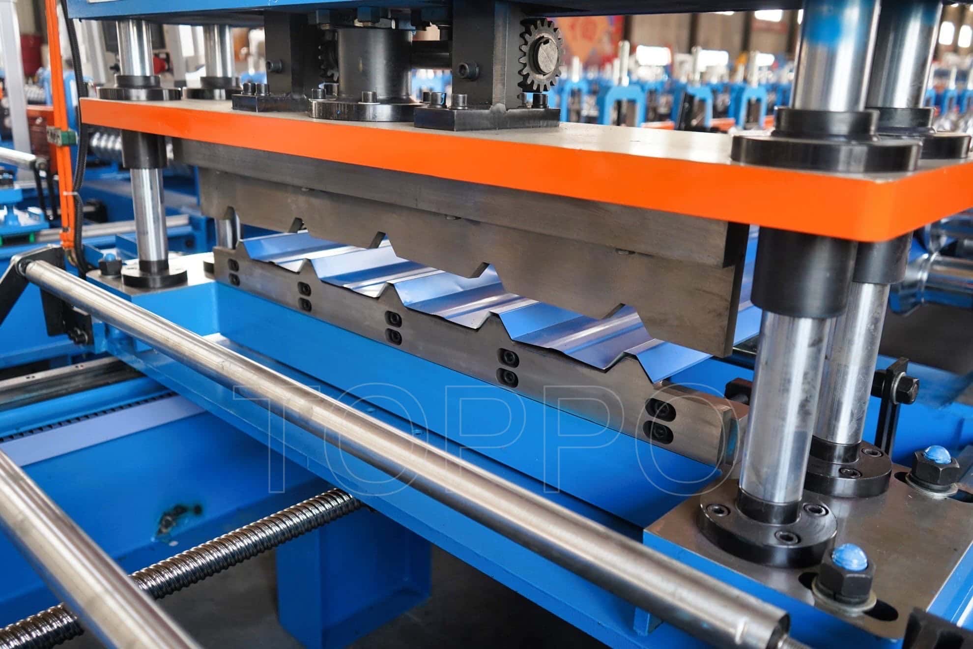 Compact Trapezoidal Roll Forming Machine for Precision Sheet Shaping
