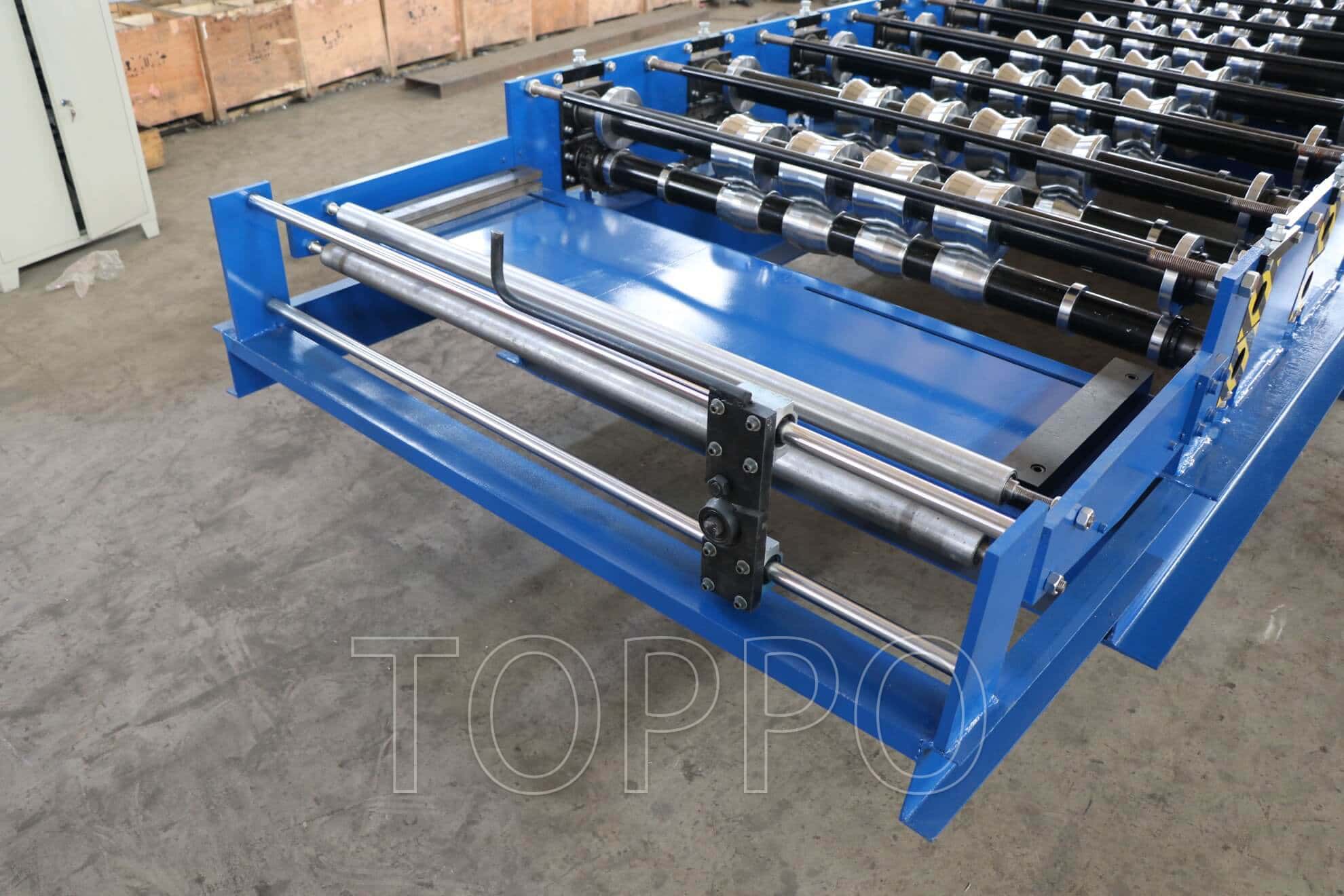 Automatic Trapezoidal Roof Sheet Roll Forming Machine