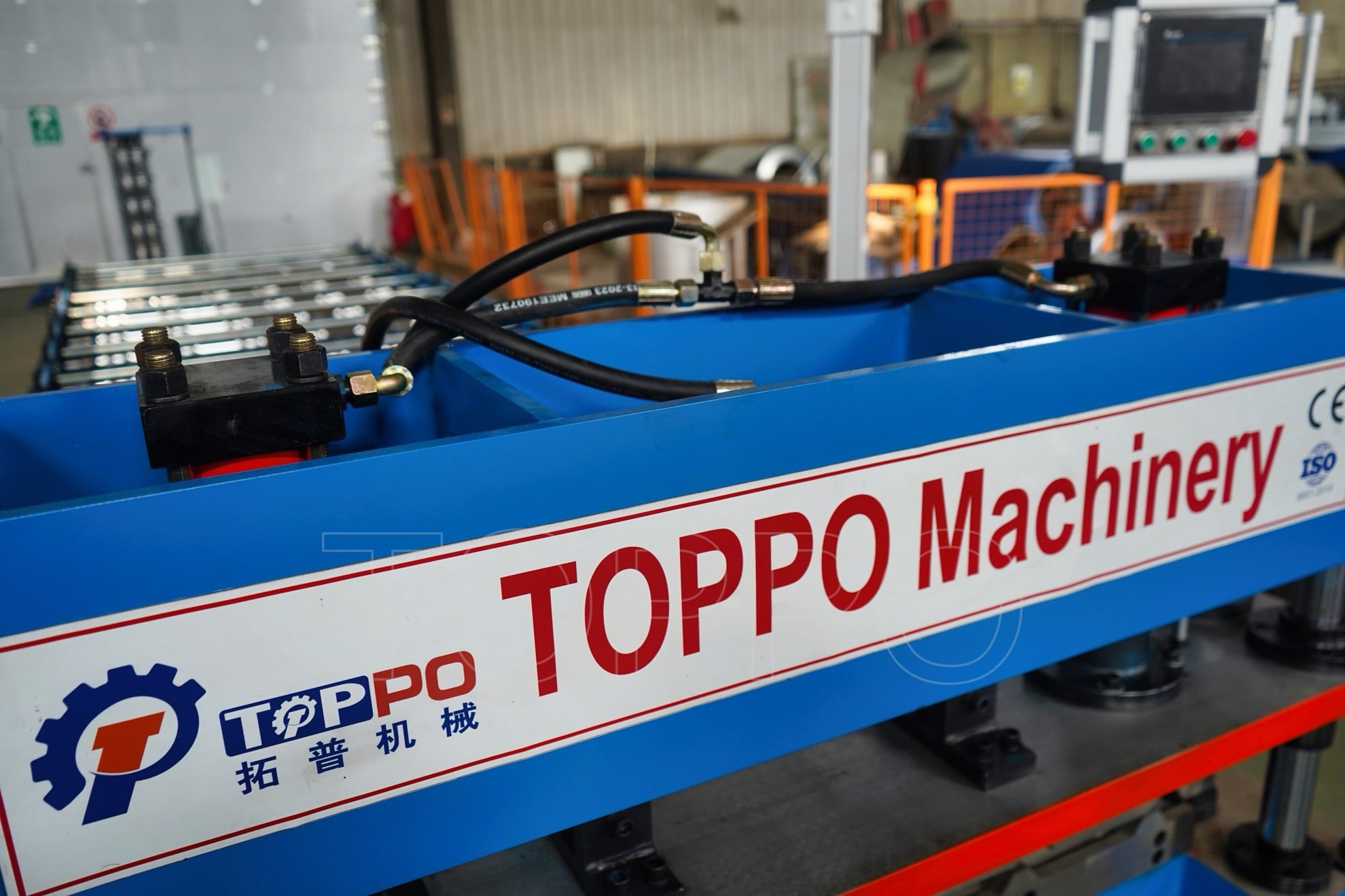 Precision Trapezoidal Roofing Sheet Roll Forming Machine
