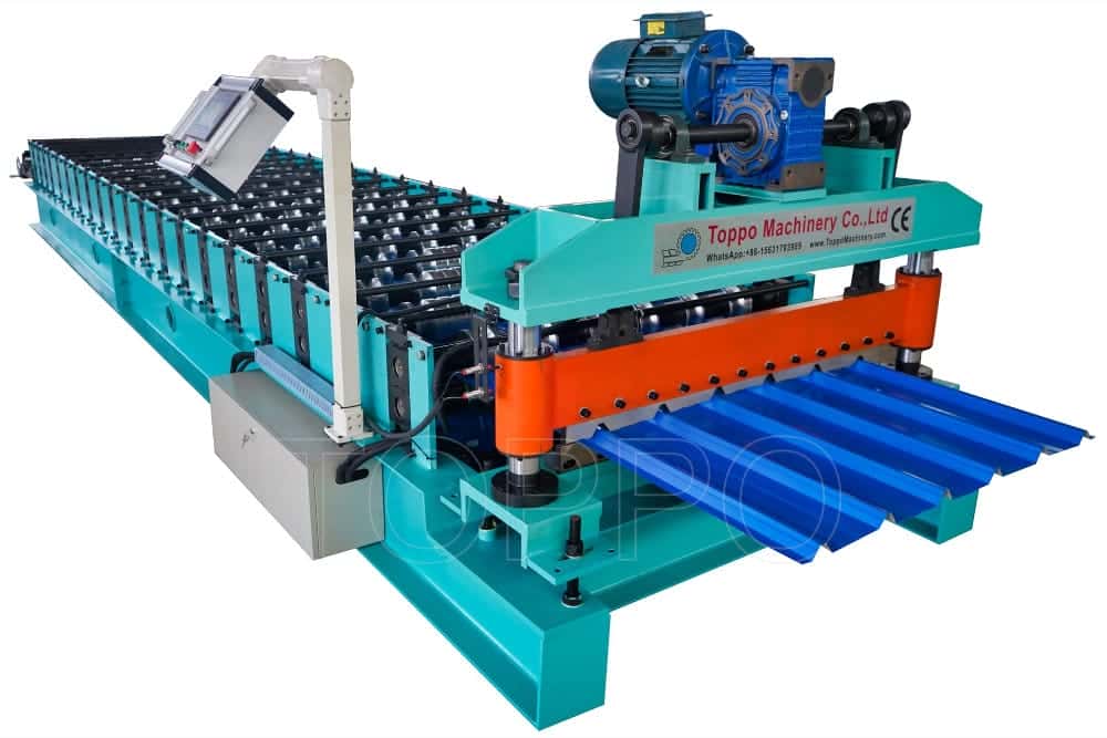 Automatic Trapezoidal Roof Roll Forming Machine for Metal Roofing Sheet