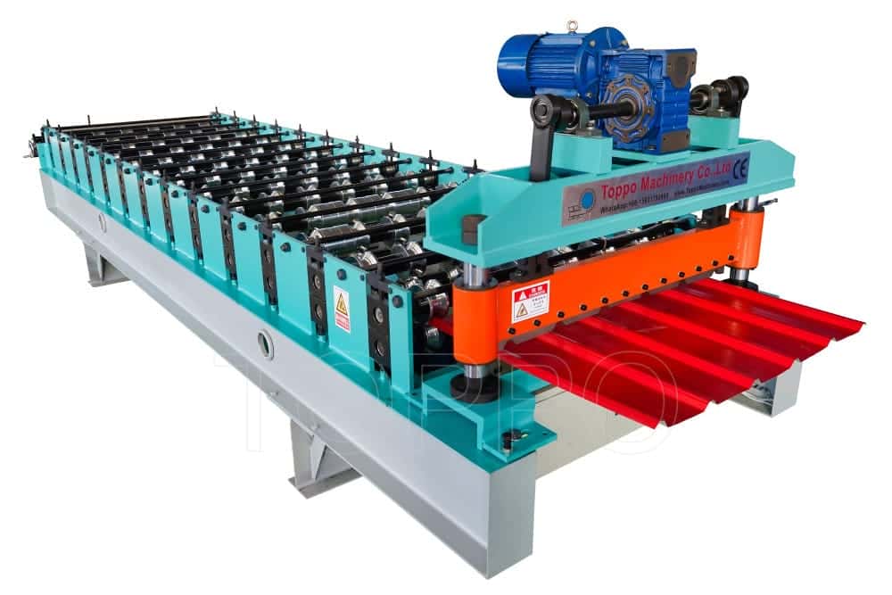 Trapezoidal Roof Panel Roll Forming Machine