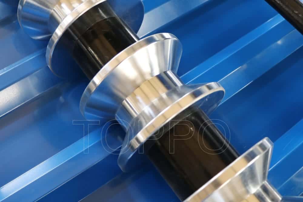 Automatic Trapezoidal Roof Sheet Roll Forming Machine