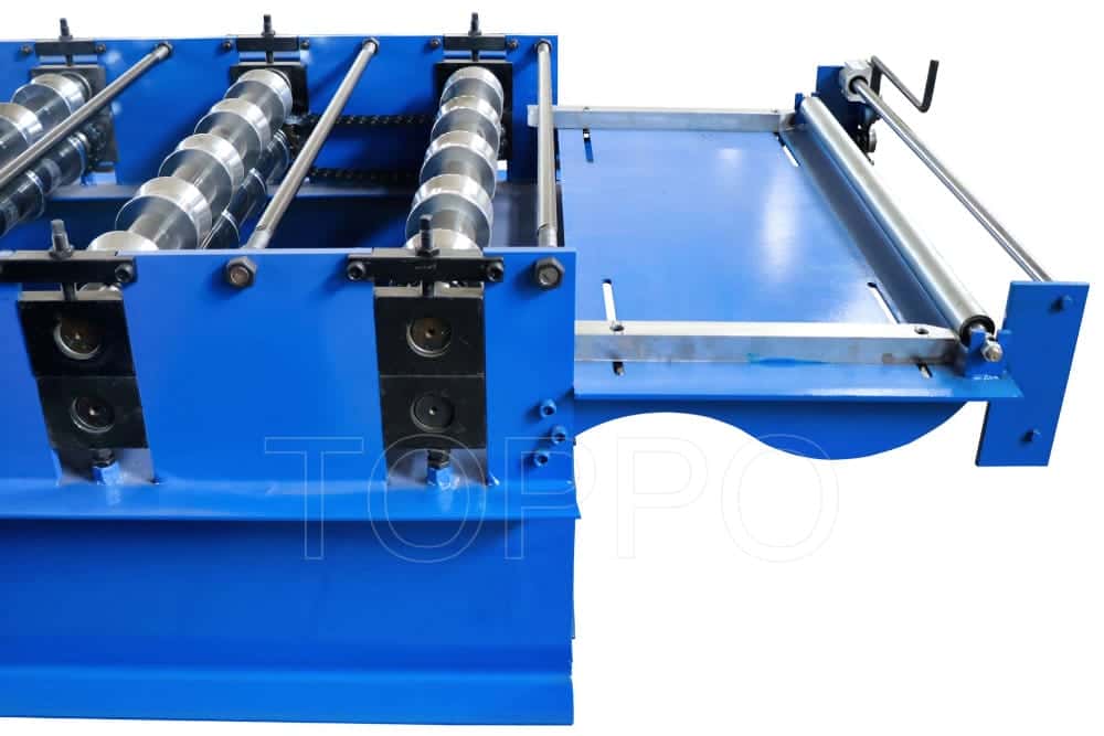 Touchscreen Controlled Trapezoidal Roll Forming Machine with Hydraulic Cutter