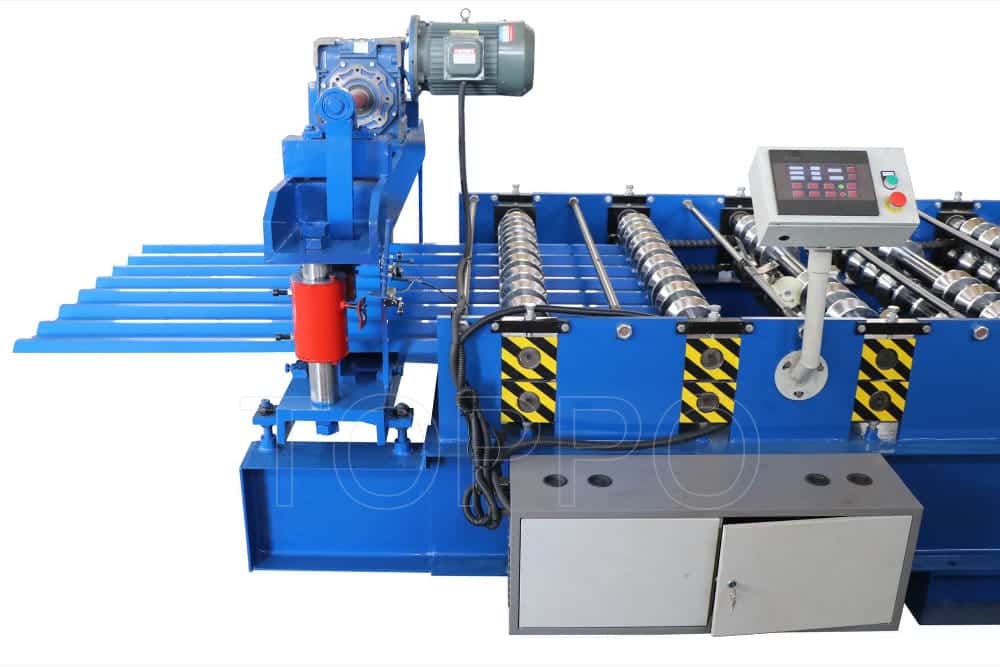 Automatic Trapezoidal Roof Sheet Roll Forming Machine