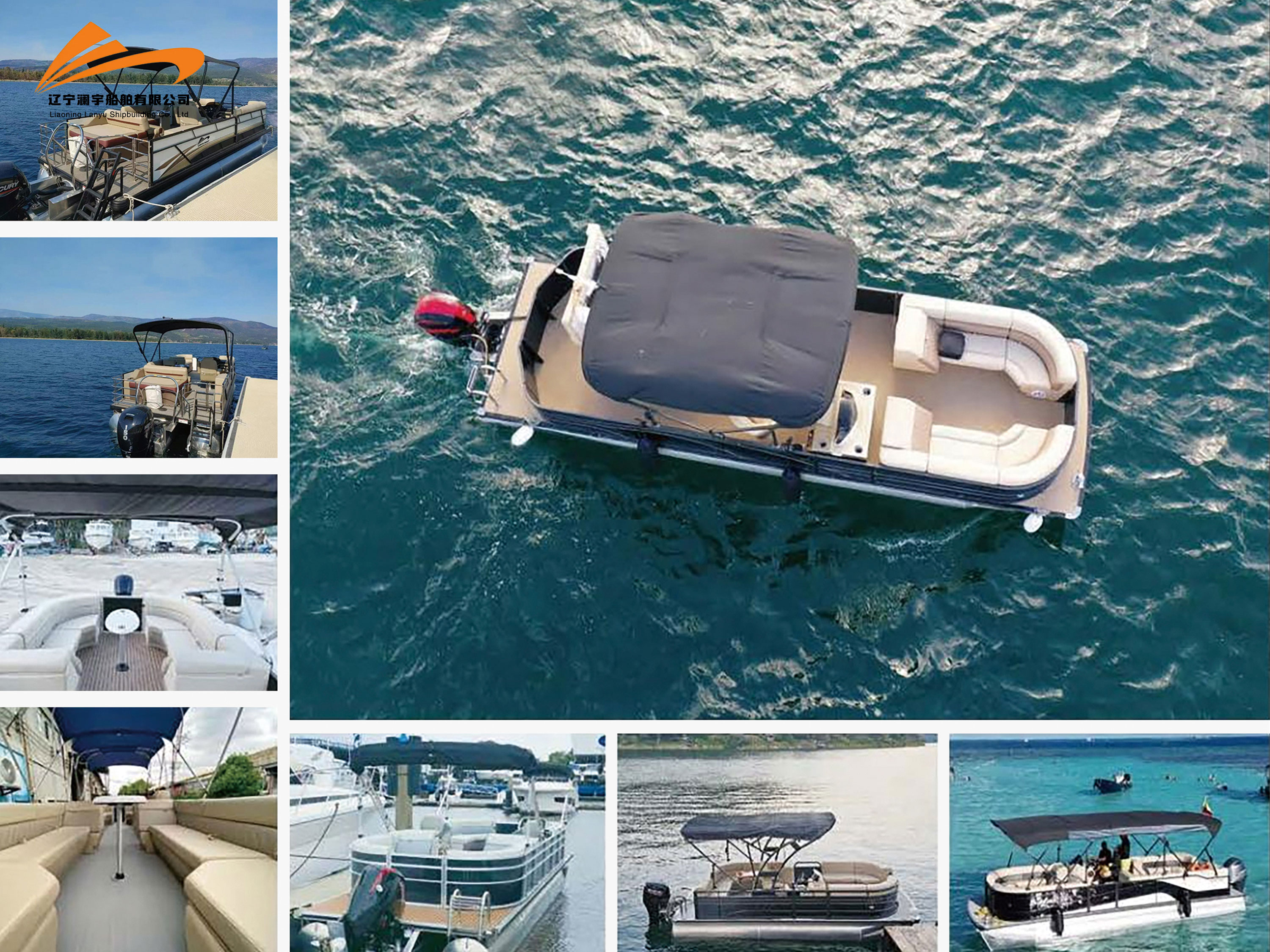 10.88-meter Luxury Sightseeing Pontoon Boat