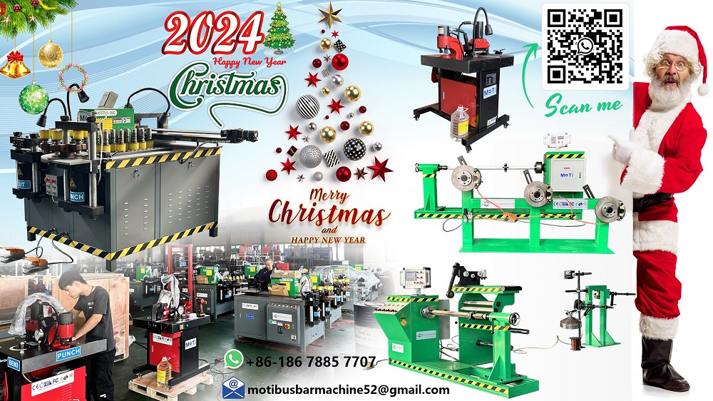 Busbar punching cutting benging machine