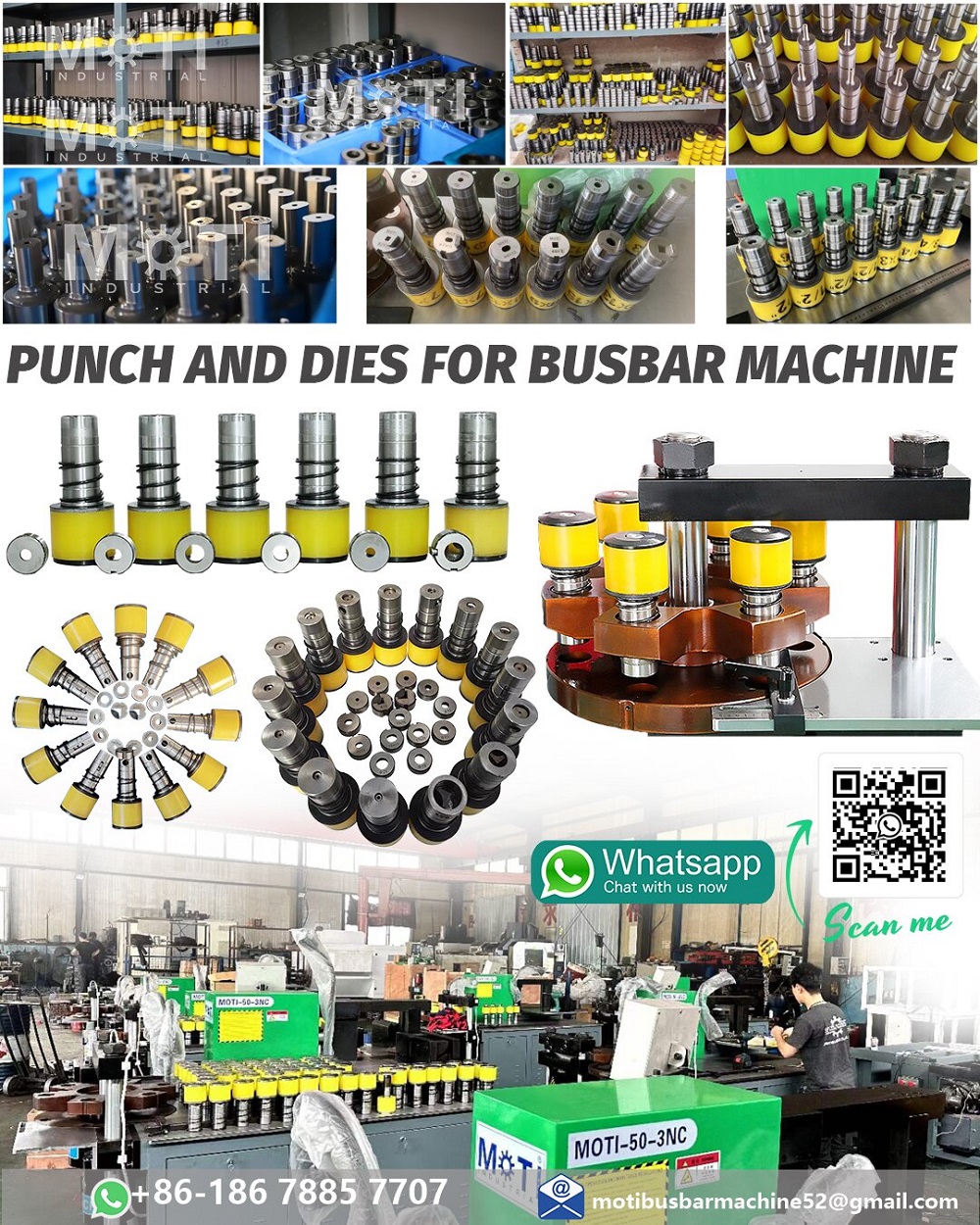 CNC busbar machine punching mold