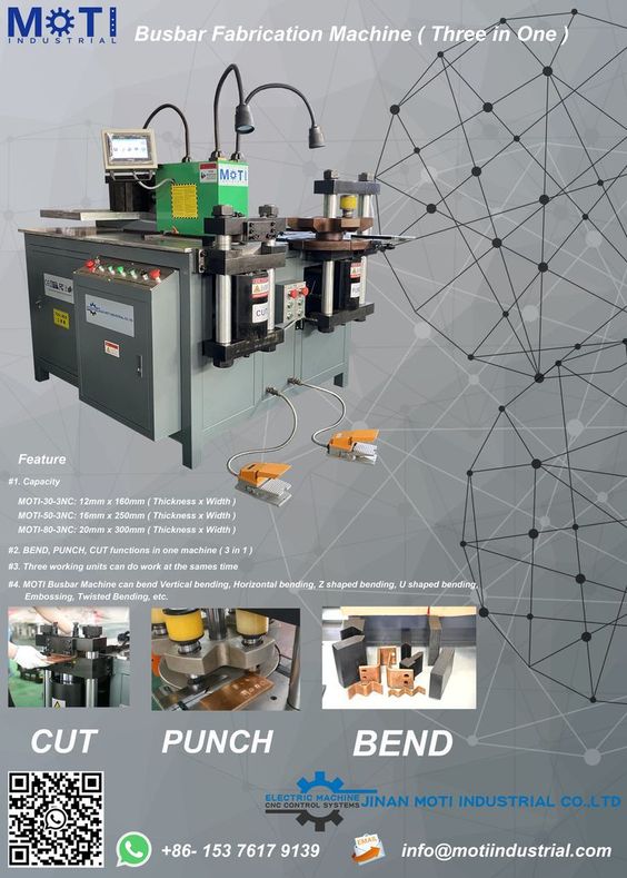 CNC busbar processing machine