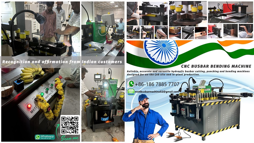 Three-in-one CNC busbar machine