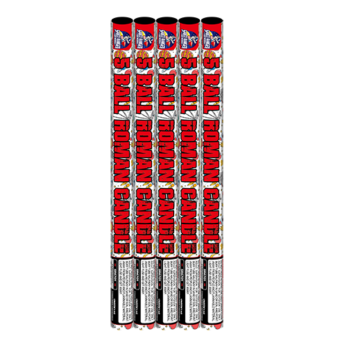 5 BALL ROMAN CANDLE | 5 shots