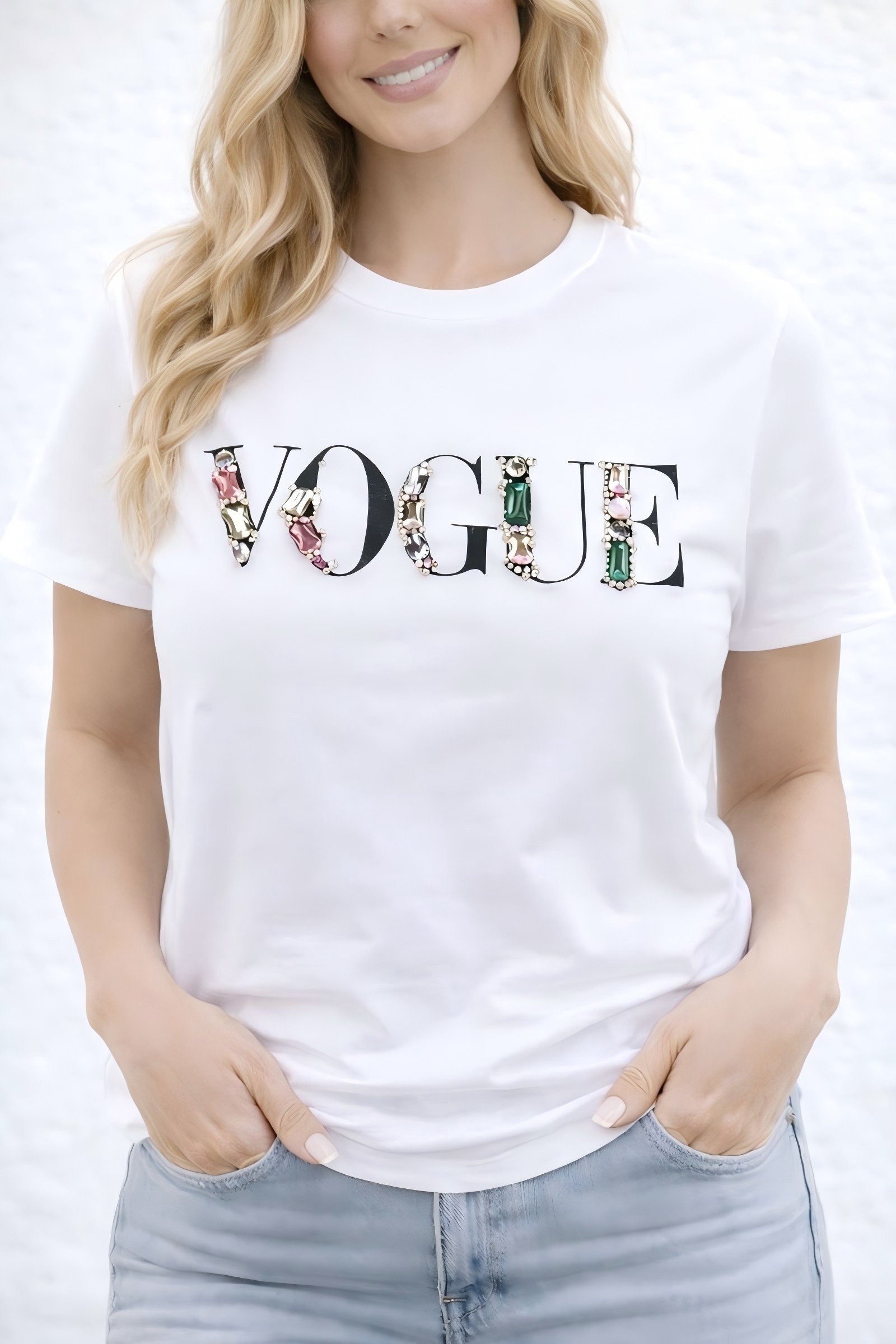 Luxury Handmade Beaded &quotVOGUE