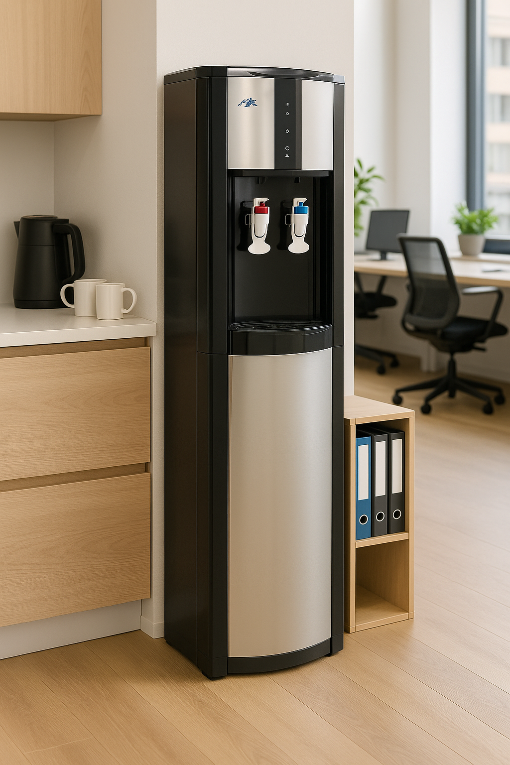 Child Lock Hot and Cold Compressor Cooling Water Dispenser with Safety Features