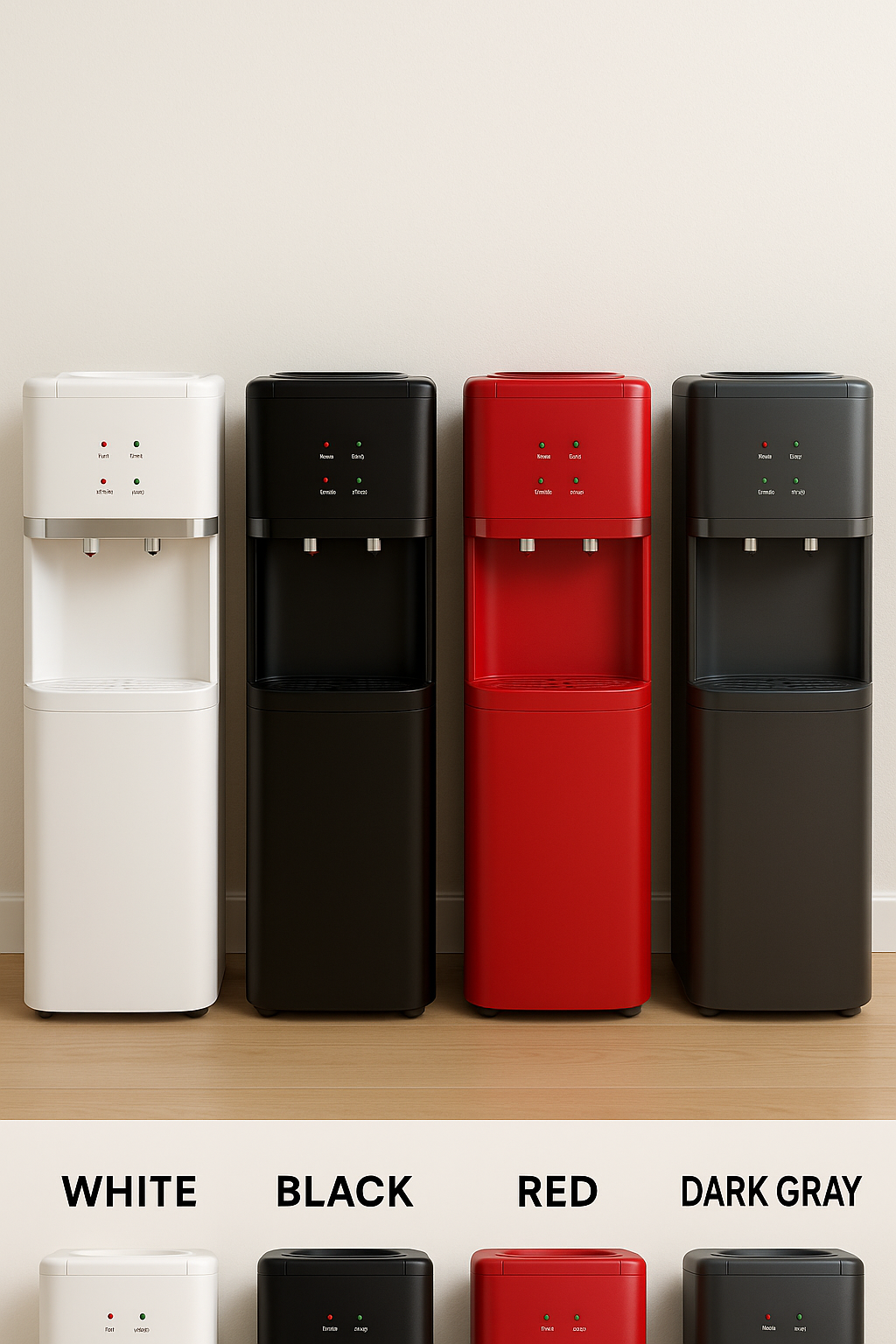 Stainless Steel Hot and Cold Compressor Cooling Water Dispenser