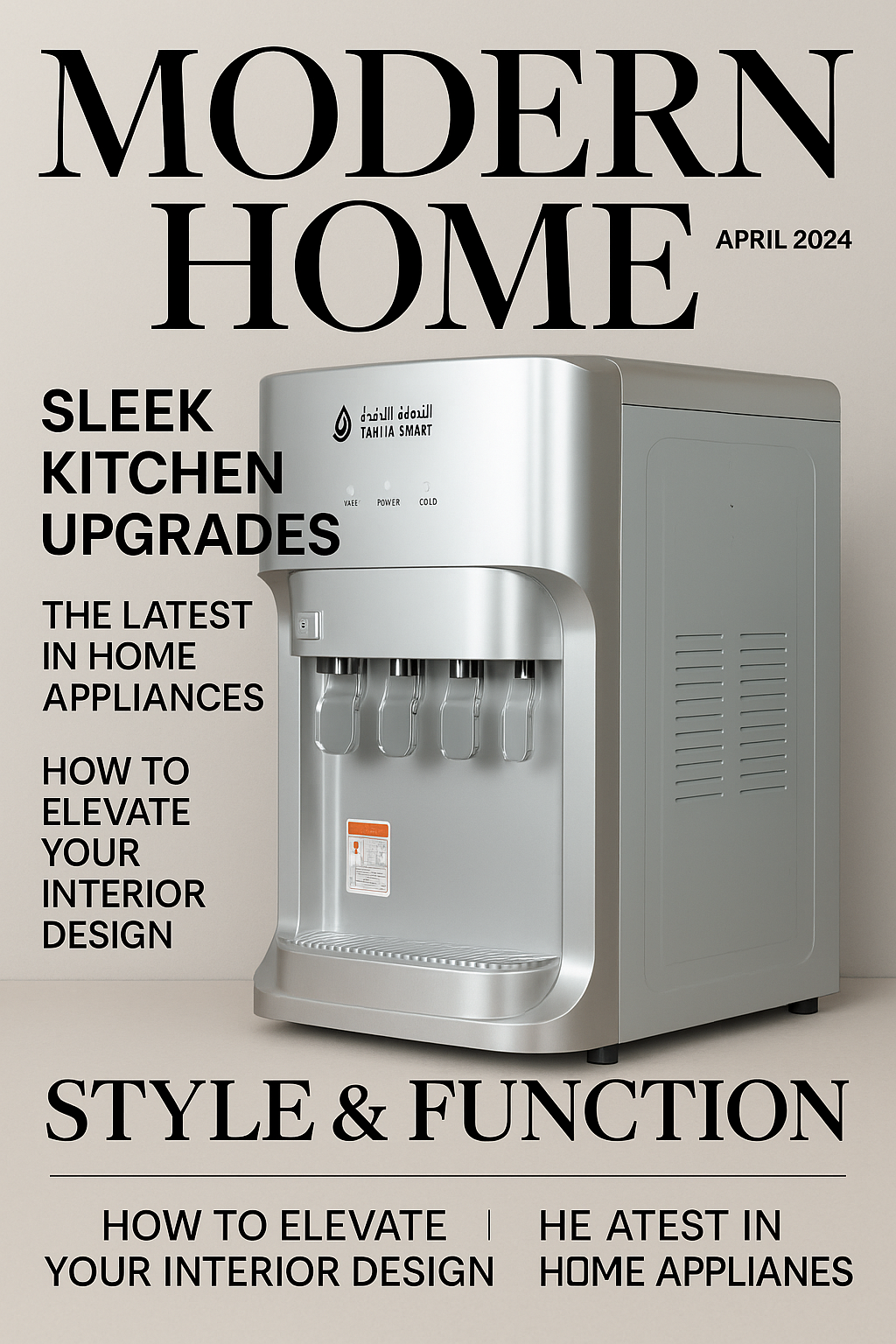 Saudi Families Transform Home Living with Desktop Stype Hot and Cold Compressor Cooling Water Dispenser