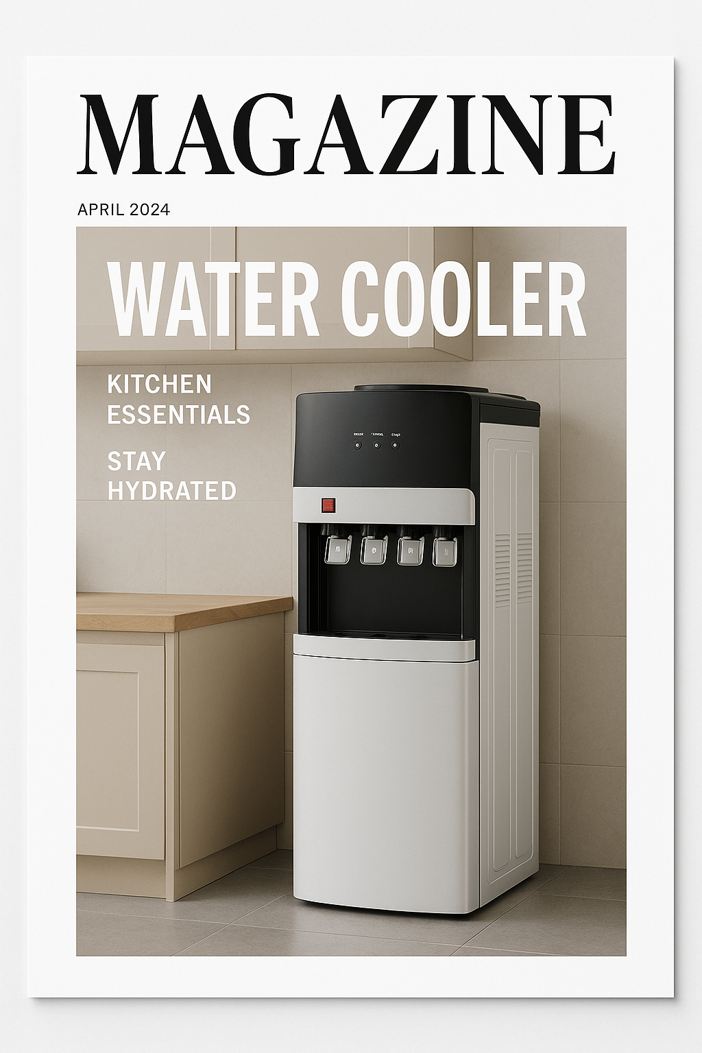 Standing Hot and Cold Compressor Cooling Water Dispenser for Home and Kitchen