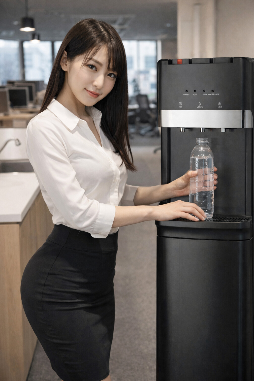 Gym Hot and cold compressor cooling water dispenser – Commercial Floor Standing Water Cooler
