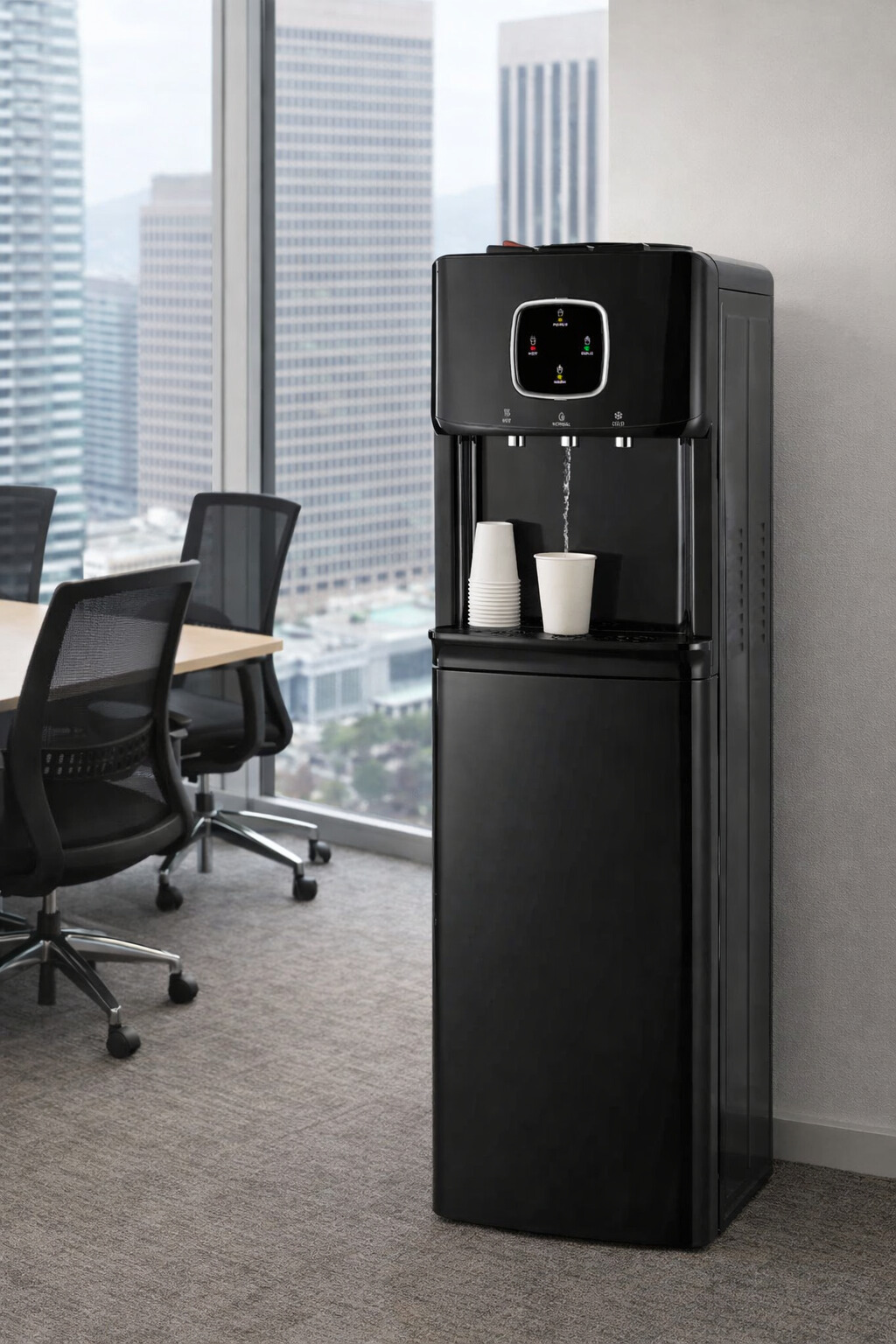 High Efficiency Hot and cold compressor cooling water dispenser with Touch Panel