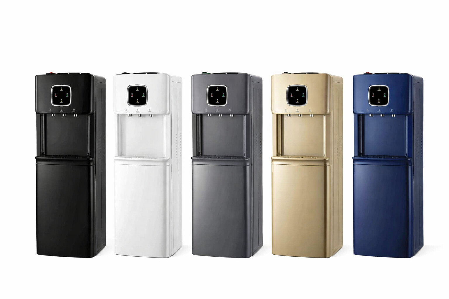 High Efficiency Hot and cold compressor cooling water dispenser with Modern Black Design