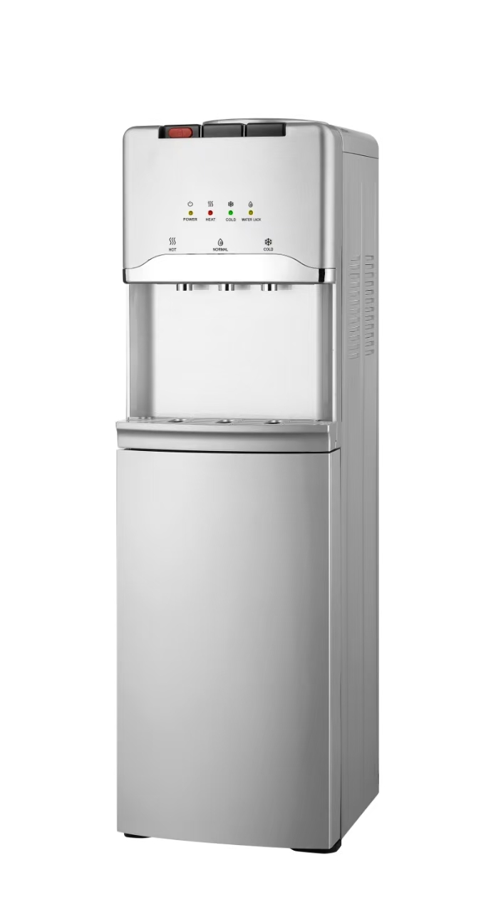 Office use 5 gallon bottled top loading electric R134a compressor cooling standing hot and cold water dispenser