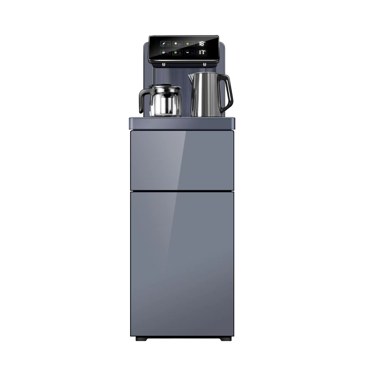 Office use 5 gallon bottled top loading electric R134a compressor cooling standing hot and cold water dispenser